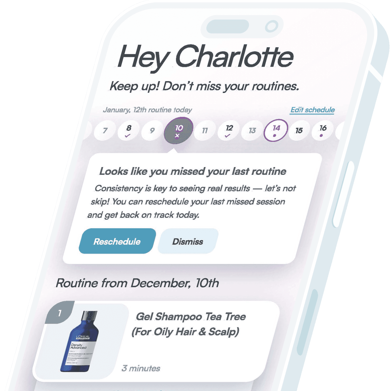 App preview on smartphone